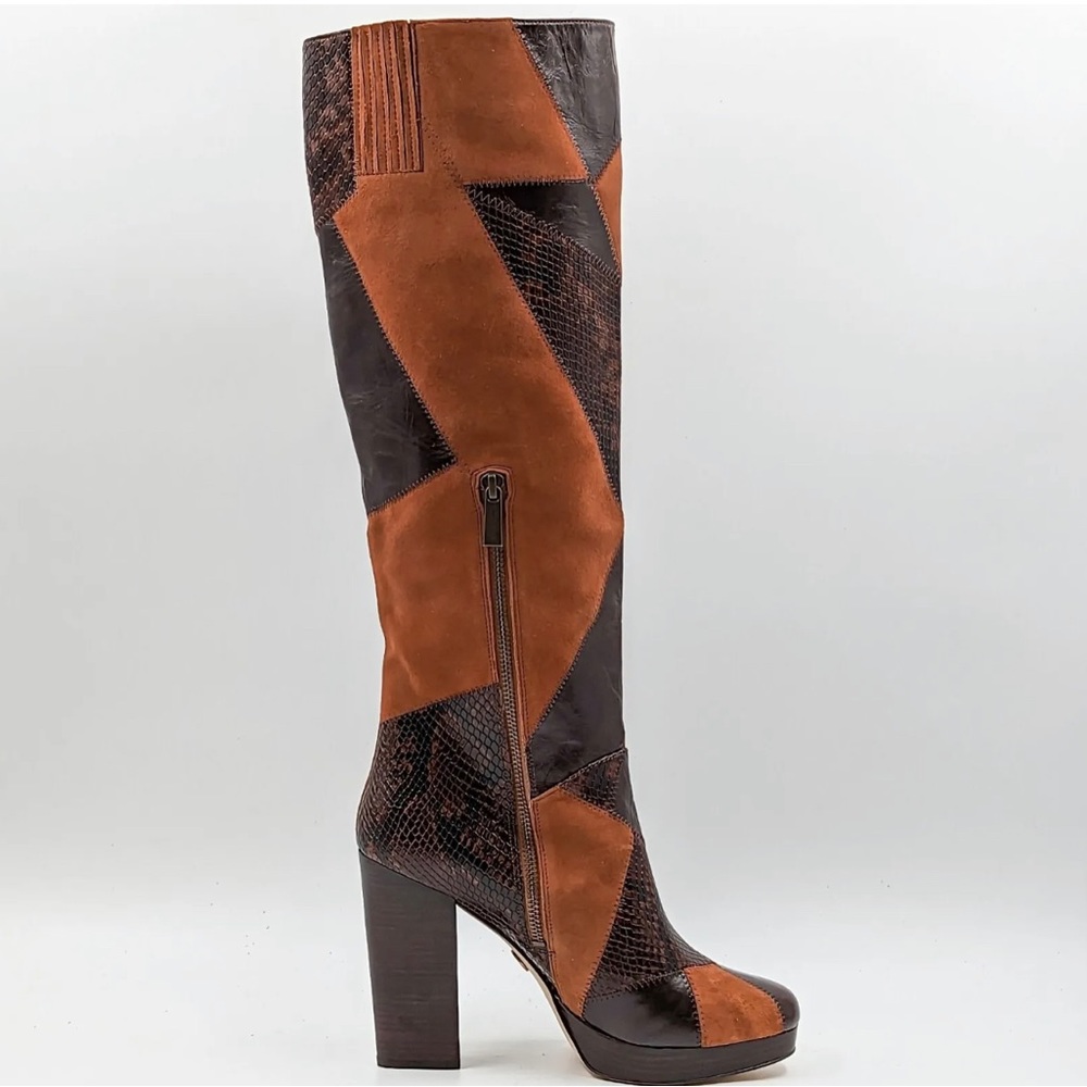 NWT Michael Kors Hanya Patchwork Boot - SZ 10 - Picture 3 of 9